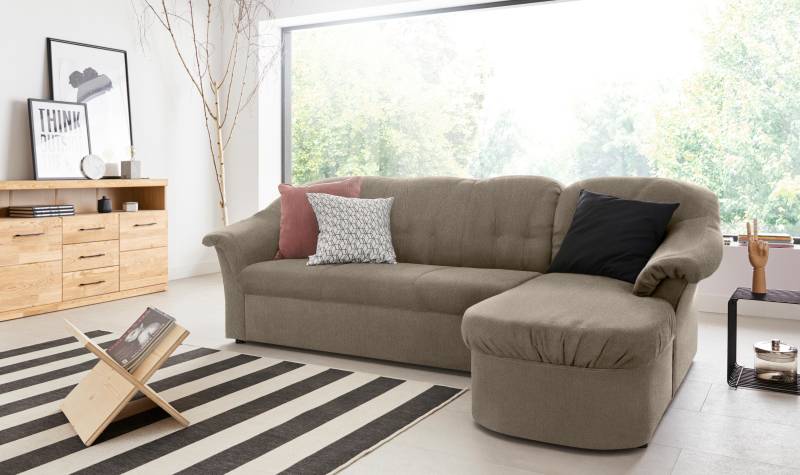 DOMO collection Ecksofa »Pegnitz L-Form«, wahlweise mit Bettfunktion von DOMO collection