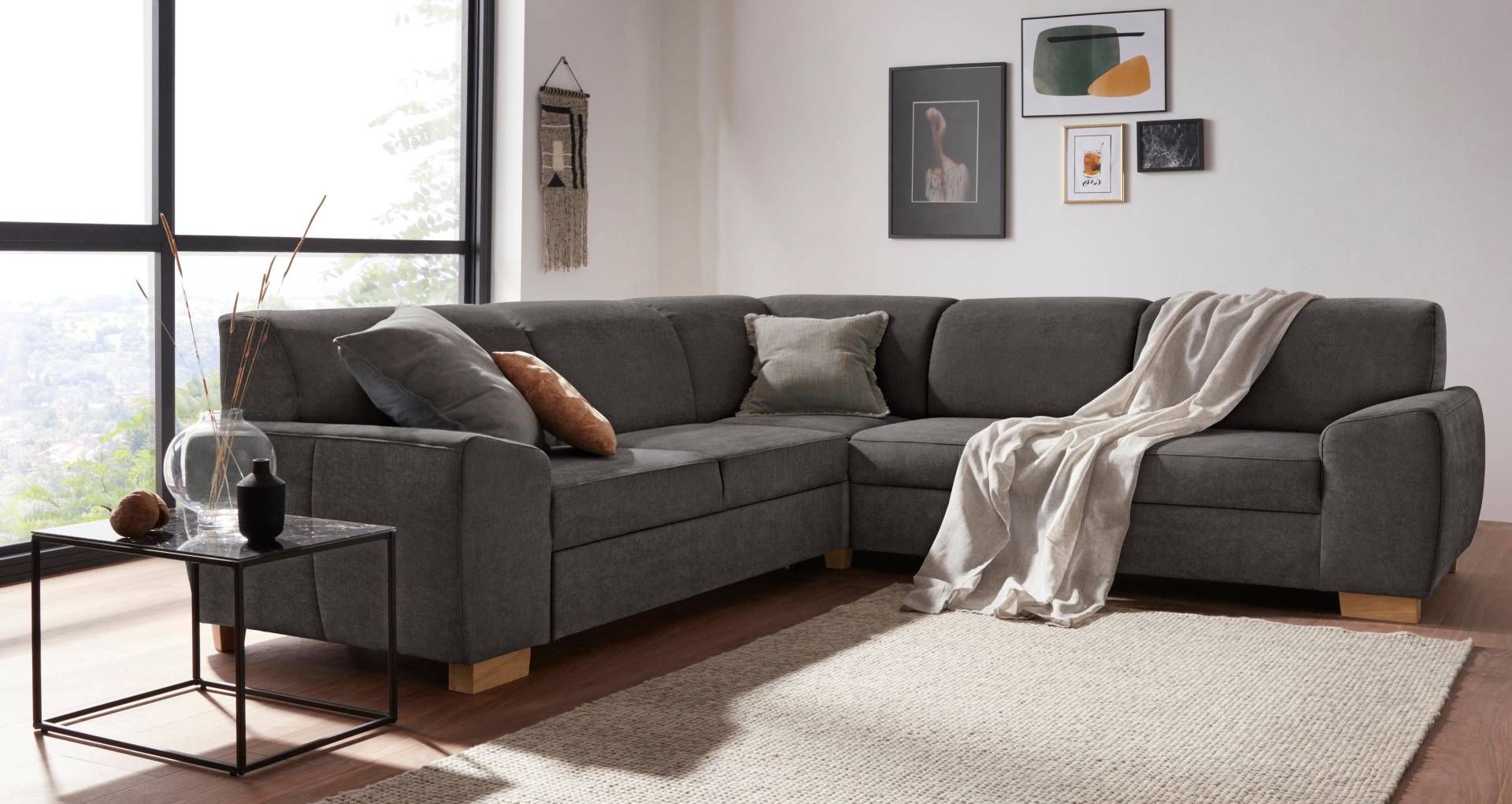 DOMO collection Ecksofa »Incanto L-Form«, wahlweise mit Bettfunktion von DOMO collection