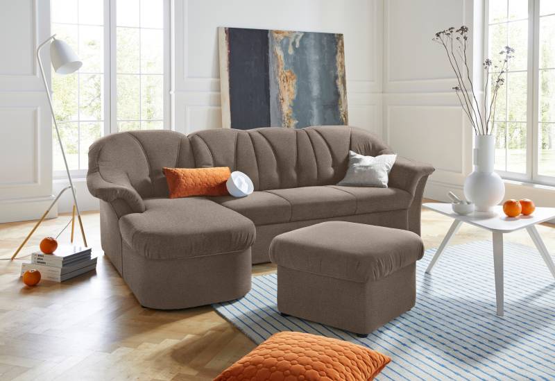 DOMO collection Ecksofa »Pegnitz L-Form«, wahlweise mit Bettfunktion von DOMO collection