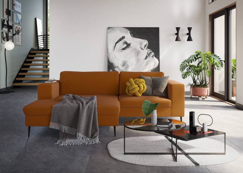 DOMO collection Ecksofa »Modica L-Form«, moderne Optik mit grosszügiger RecamiÃ¨re, auch in Cord von DOMO collection