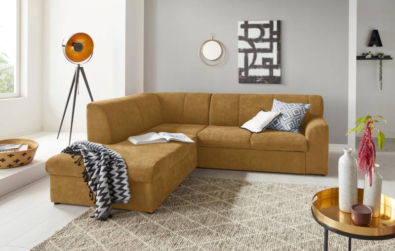 DOMO collection Ecksofa »Topper L-Form«, mit Ottomane, wahlweise mit Schlaffunktion von DOMO collection