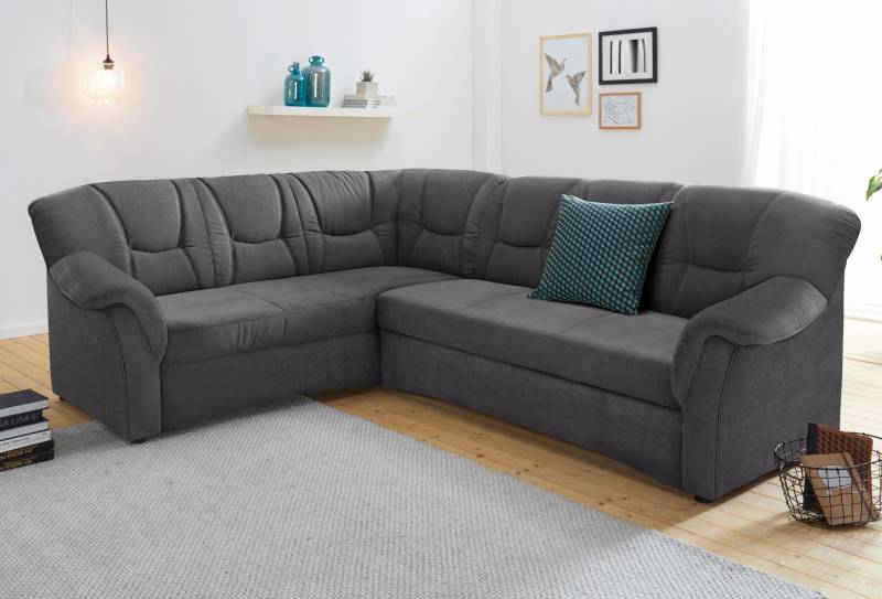 DOMO collection Ecksofa »Sarafina L-Form«, wahlweise mit Bettfunktion, optional mit Federkern von DOMO collection