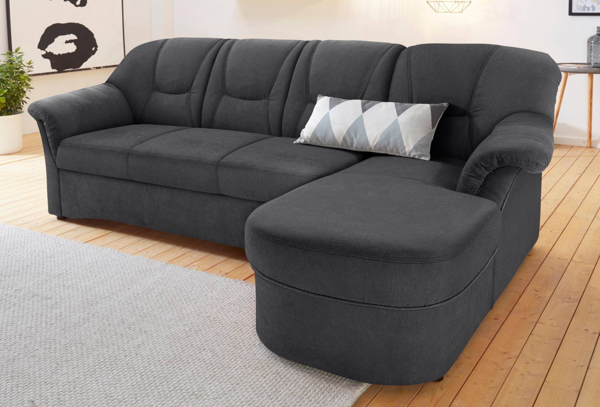 DOMO collection Ecksofa »Sarafina L-Form«, wahlweise mit Bettfunktion, optional mit Federkern von DOMO collection