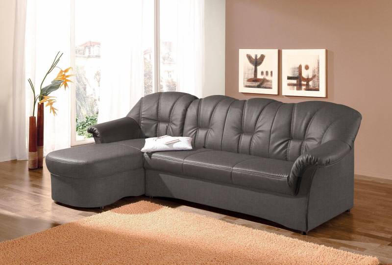 DOMO collection Ecksofa Papenburg L-Form, in grosser Farbvielfalt, wahlweise mit Bettfunktion von DOMO collection