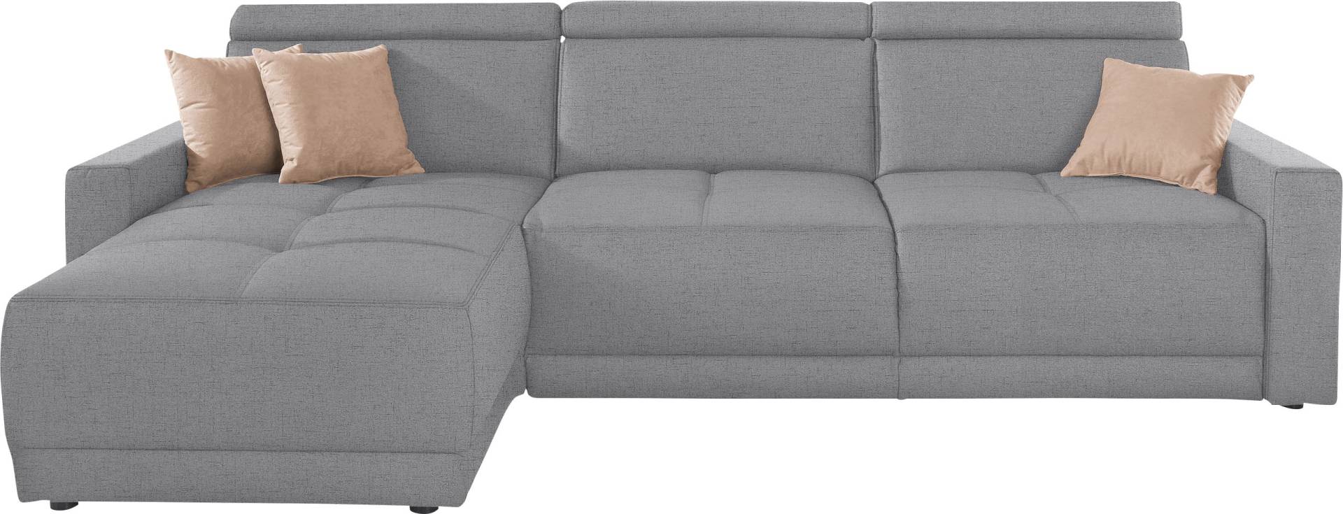 DOMO collection Ecksofa »Ava L-Form«, mit Recamiere, Federkern wahlweise mit Kopfteilverstellungen von DOMO collection