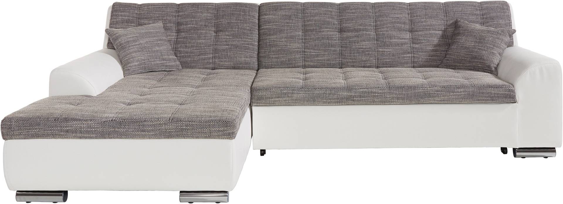 DOMO collection Ecksofa Treviso, wahlweise mit Bettfunktion, incl. Zierkissen von DOMO collection