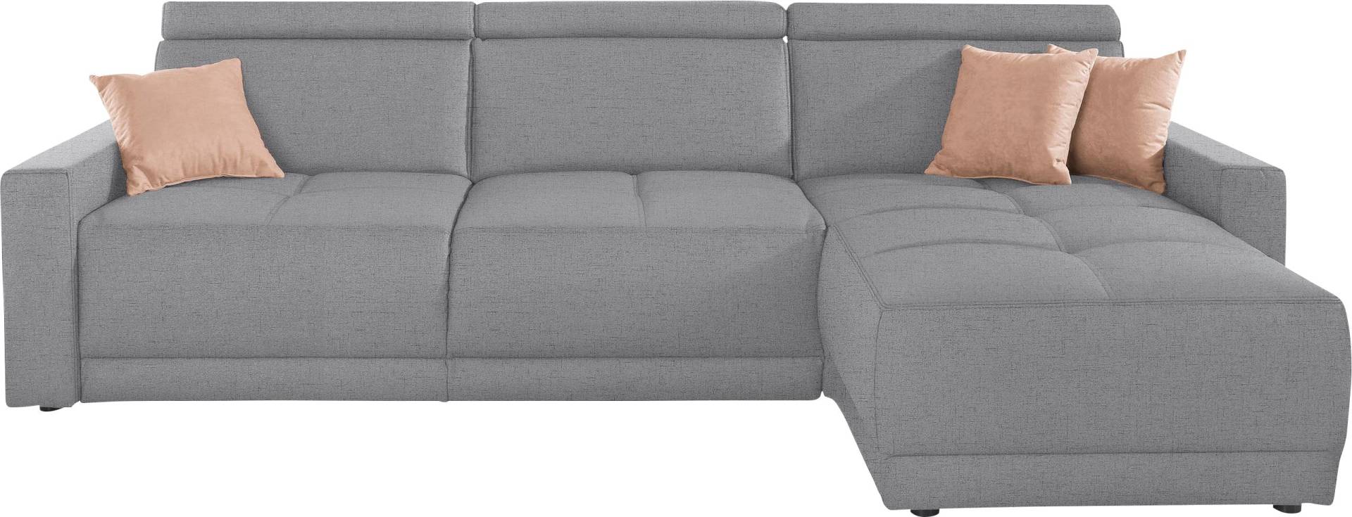 DOMO collection Ecksofa »Ava L-Form«, mit Recamiere, Federkern wahlweise mit Kopfteilverstellungen von DOMO collection