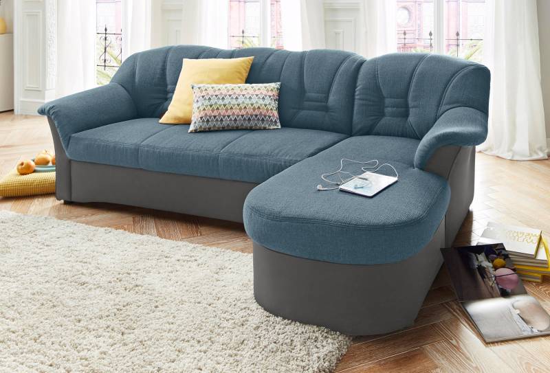 DOMO collection Ecksofa »Elva L-Form«, wahlweise mit Bettfunktion und Federkern von DOMO collection