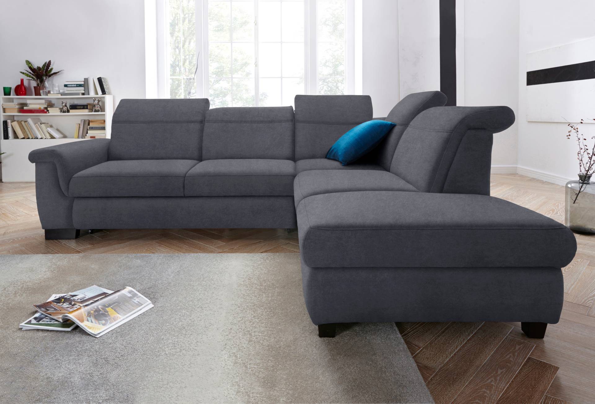 DOMO collection Ecksofa »Sully L-Form«, wahlweise mit Bettfunktion und Kopf- bzw. Rückenverstellung von DOMO collection