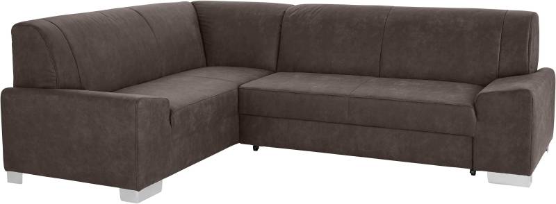 DOMO collection Ecksofa »Anzio L-Form«, Wahlweise mit Bettfunktion und Federkern von DOMO collection