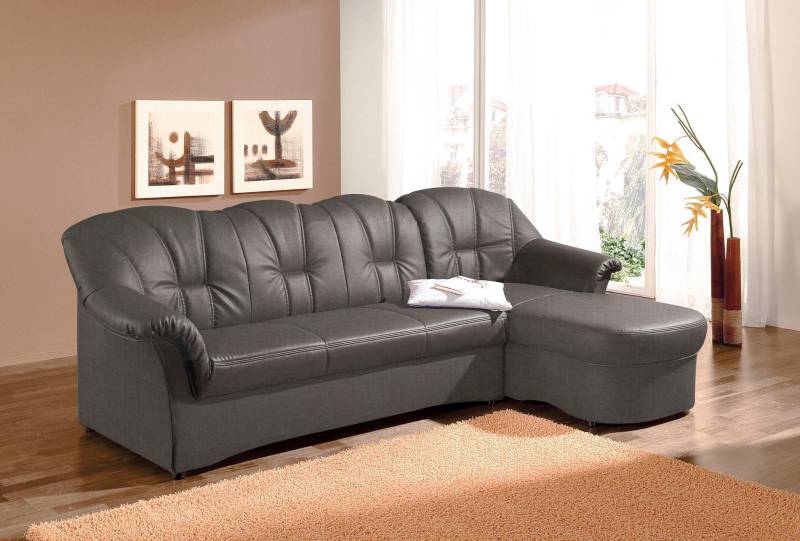 DOMO collection Ecksofa Papenburg L-Form, in grosser Farbvielfalt, wahlweise mit Bettfunktion von DOMO collection