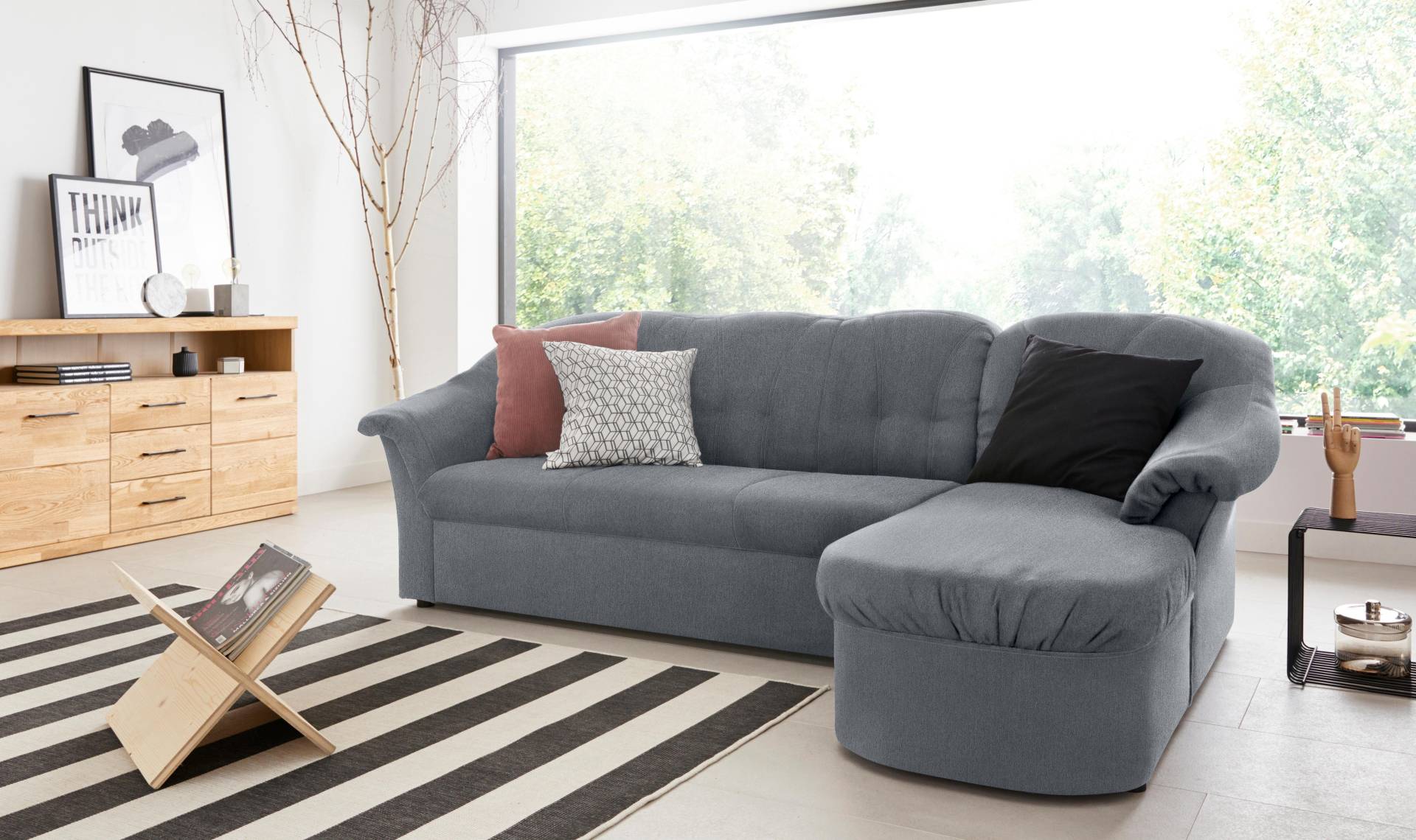 DOMO collection Ecksofa »Pegnitz L-Form«, wahlweise mit Bettfunktion von DOMO collection