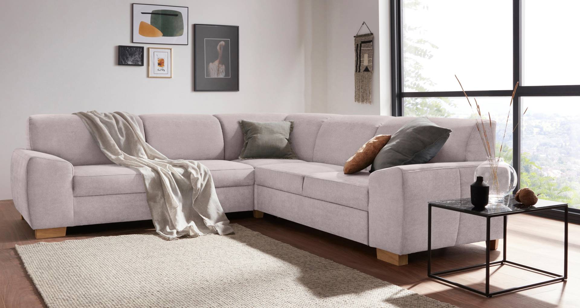 DOMO collection Ecksofa »Incanto L-Form«, wahlweise mit Bettfunktion von DOMO collection