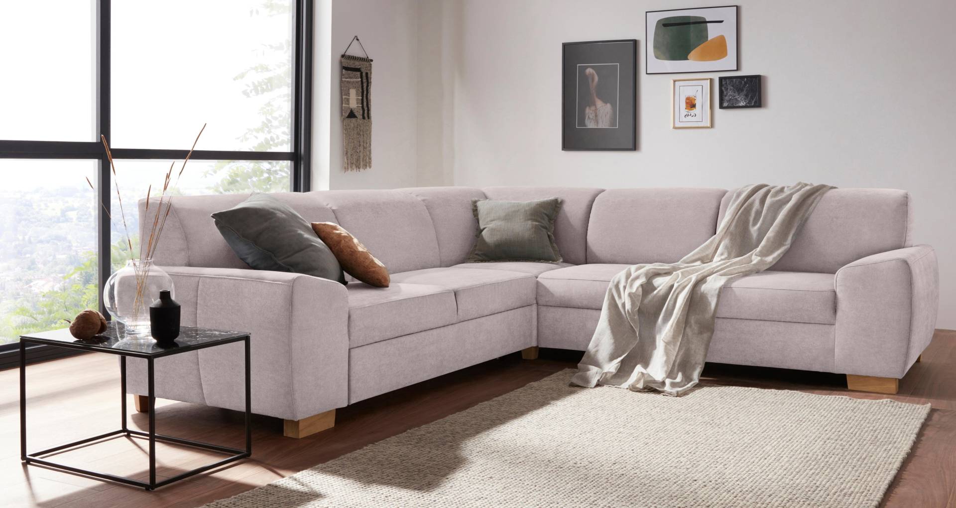 DOMO collection Ecksofa »Incanto L-Form«, wahlweise mit Bettfunktion von DOMO collection