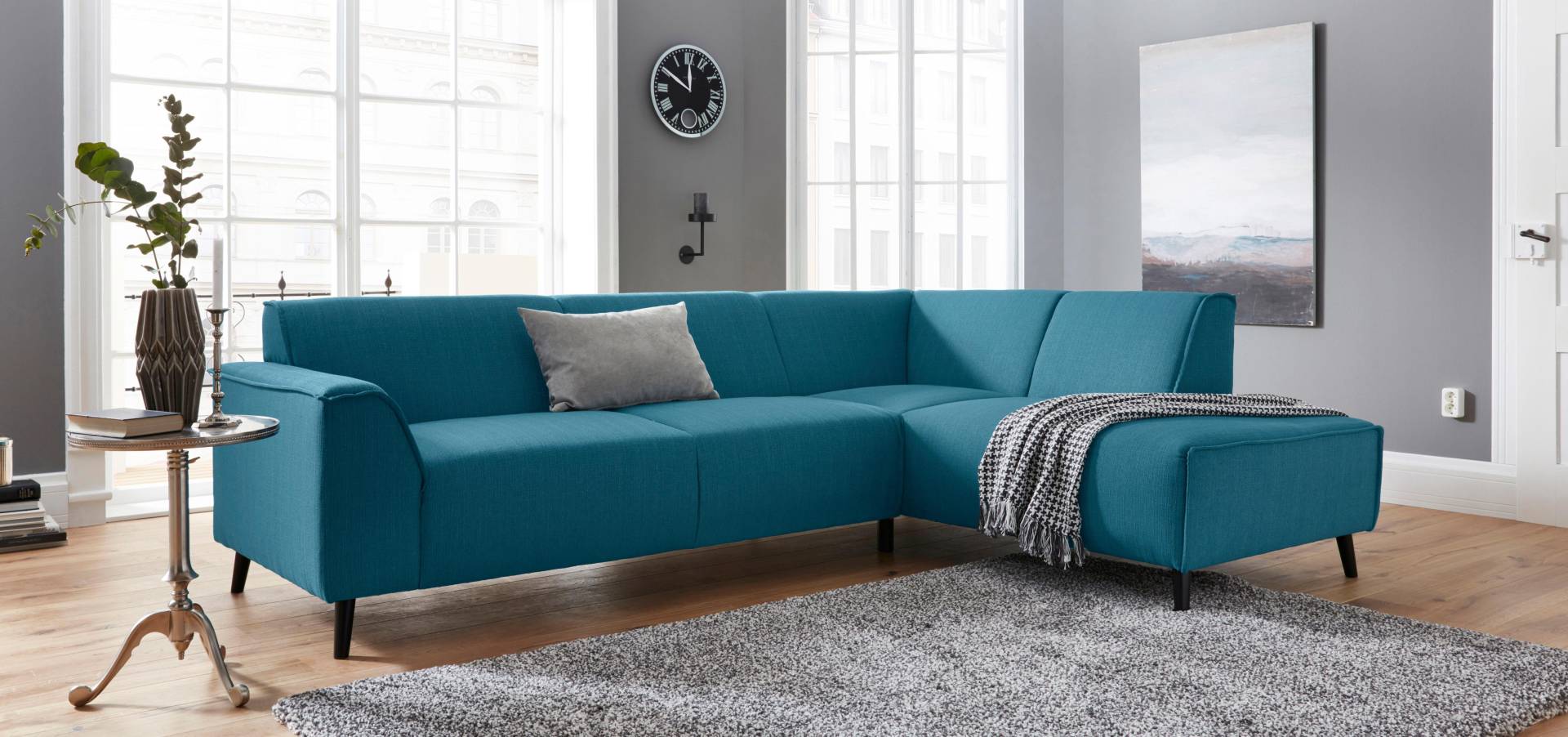 DOMO collection Ecksofa »Amora L-Form«, mit Ottomane, inklusive komfortablen Federkerns von DOMO collection