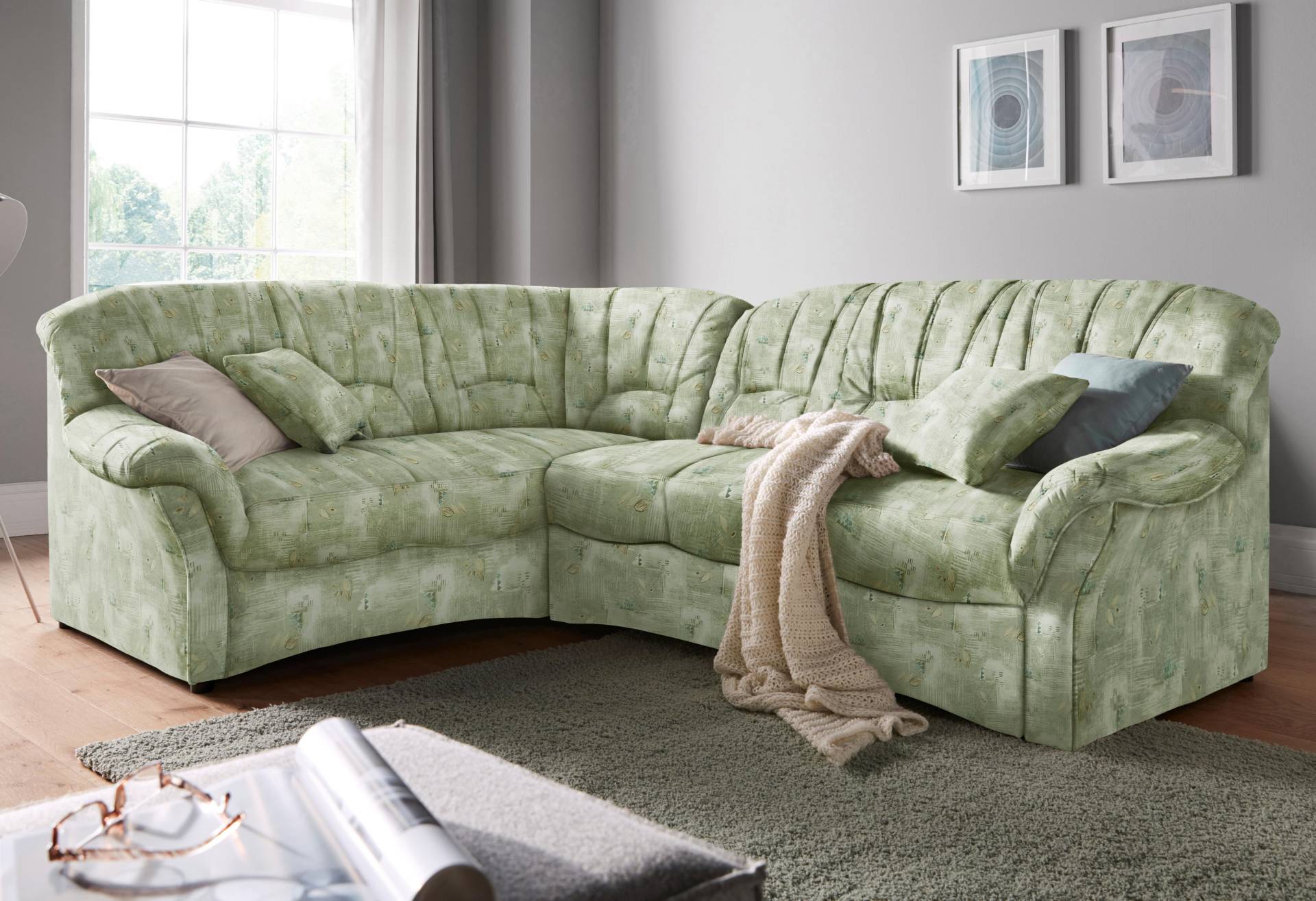 DOMO collection Ecksofa »Bahia L-Form«, wahlweise mit Bettfunktion von DOMO collection