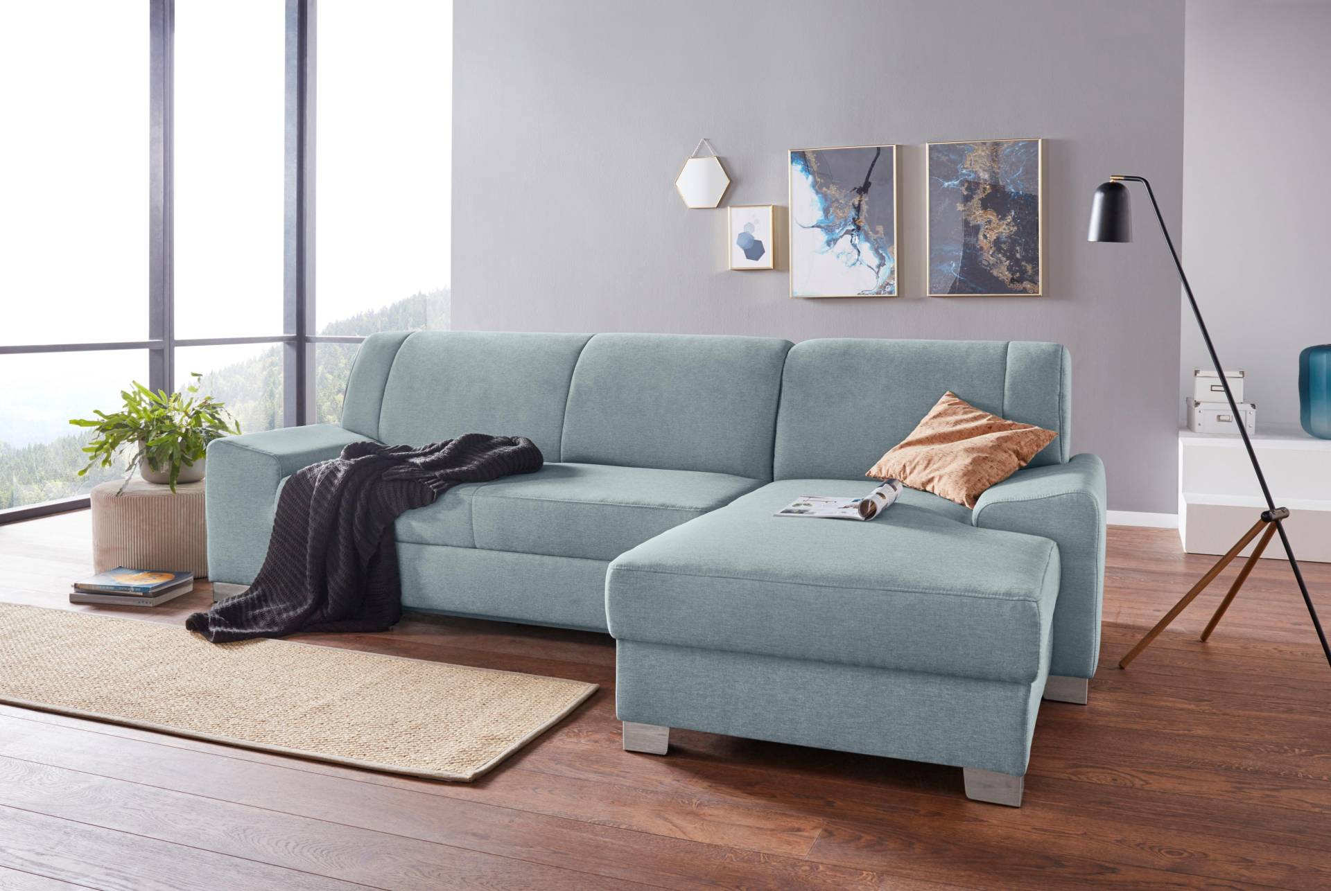 DOMO collection Ecksofa »Anzio L-Form«, wahlweise mit Bettfunktion und Federkern von DOMO collection