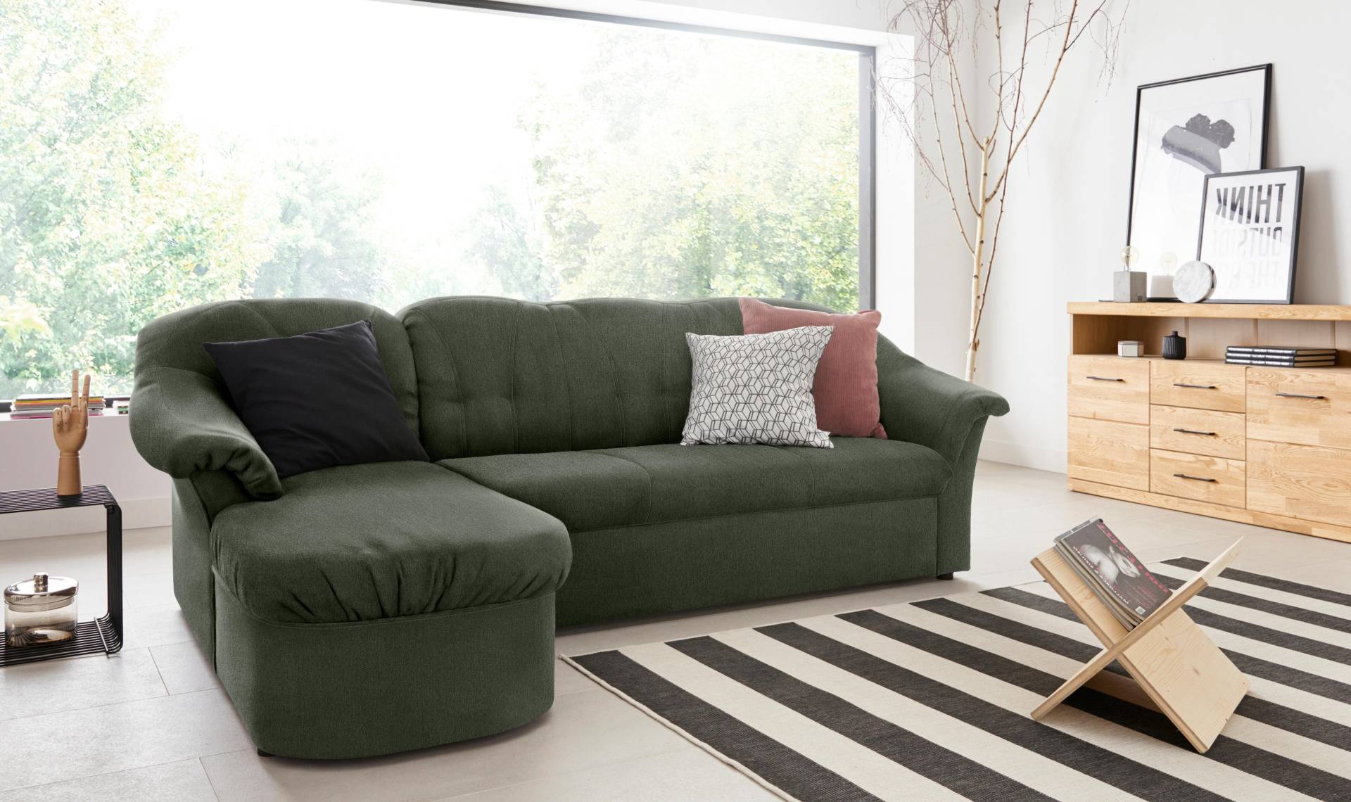 DOMO collection Ecksofa »Pegnitz L-Form«, wahlweise mit Bettfunktion von DOMO collection