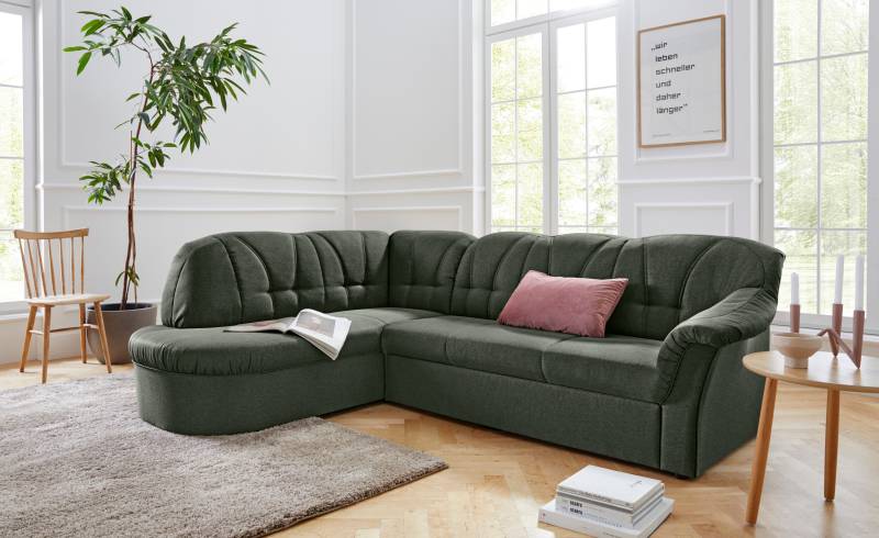 DOMO collection Ecksofa »Pegnitz L-Form«, wahlweise mit Bettfunktion von DOMO collection