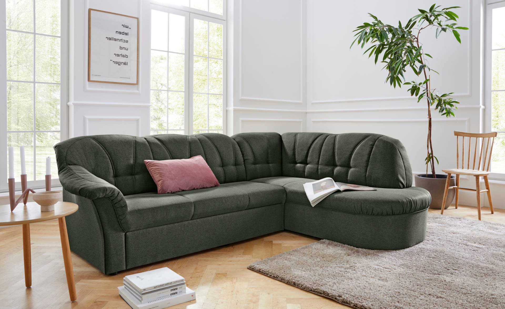 DOMO collection Ecksofa »Pegnitz L-Form«, wahlweise mit Bettfunktion von DOMO collection