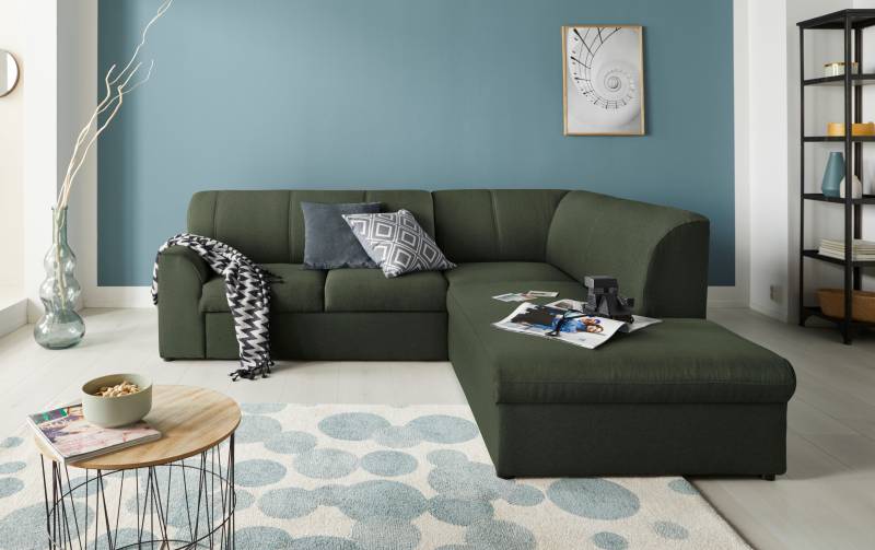 DOMO collection Ecksofa »Topper L-Form«, mit Ottomane, wahlweise mit Schlaffunktion von DOMO collection