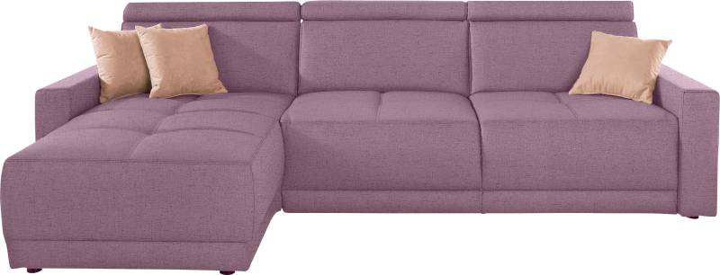 DOMO collection Ecksofa »Ava L-Form«, mit Recamiere, Federkern wahlweise mit Kopfteilverstellungen von DOMO collection