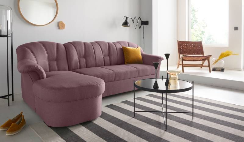 DOMO collection Ecksofa Papenburg L-Form, in grosser Farbvielfalt, wahlweise mit Bettfunktion von DOMO collection