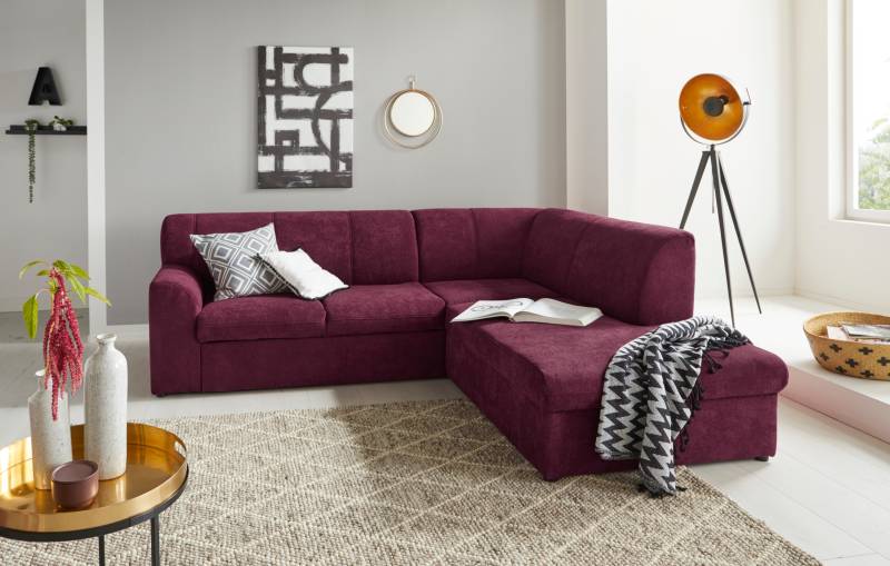 DOMO collection Ecksofa »Topper L-Form«, mit Ottomane, wahlweise mit Schlaffunktion von DOMO collection