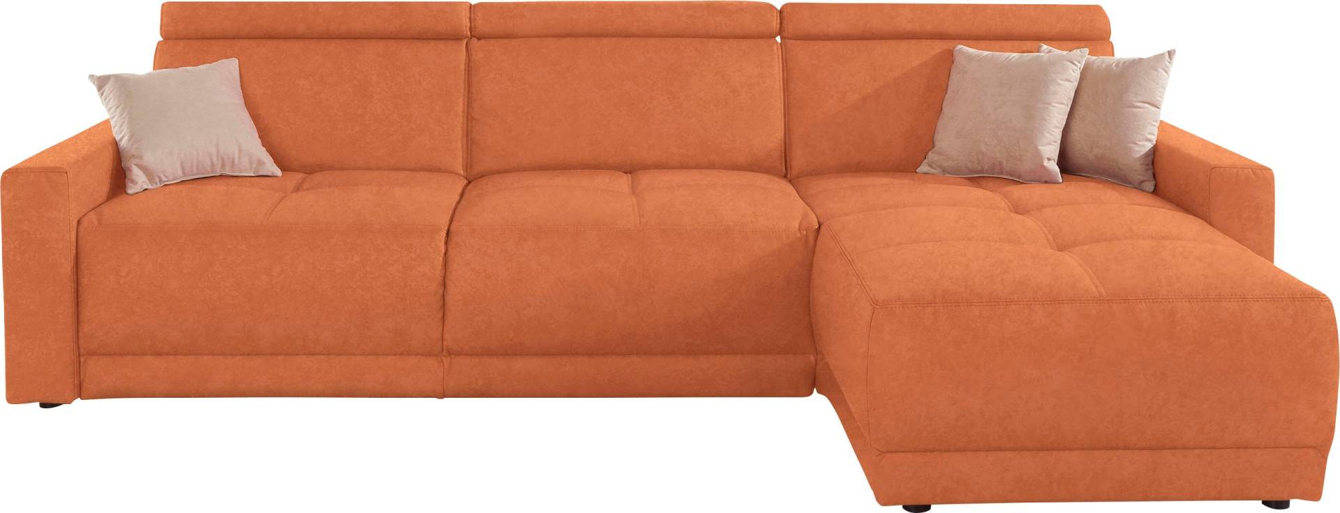 DOMO collection Ecksofa »Ava L-Form«, mit Recamiere, Federkern wahlweise mit Kopfteilverstellungen von DOMO collection