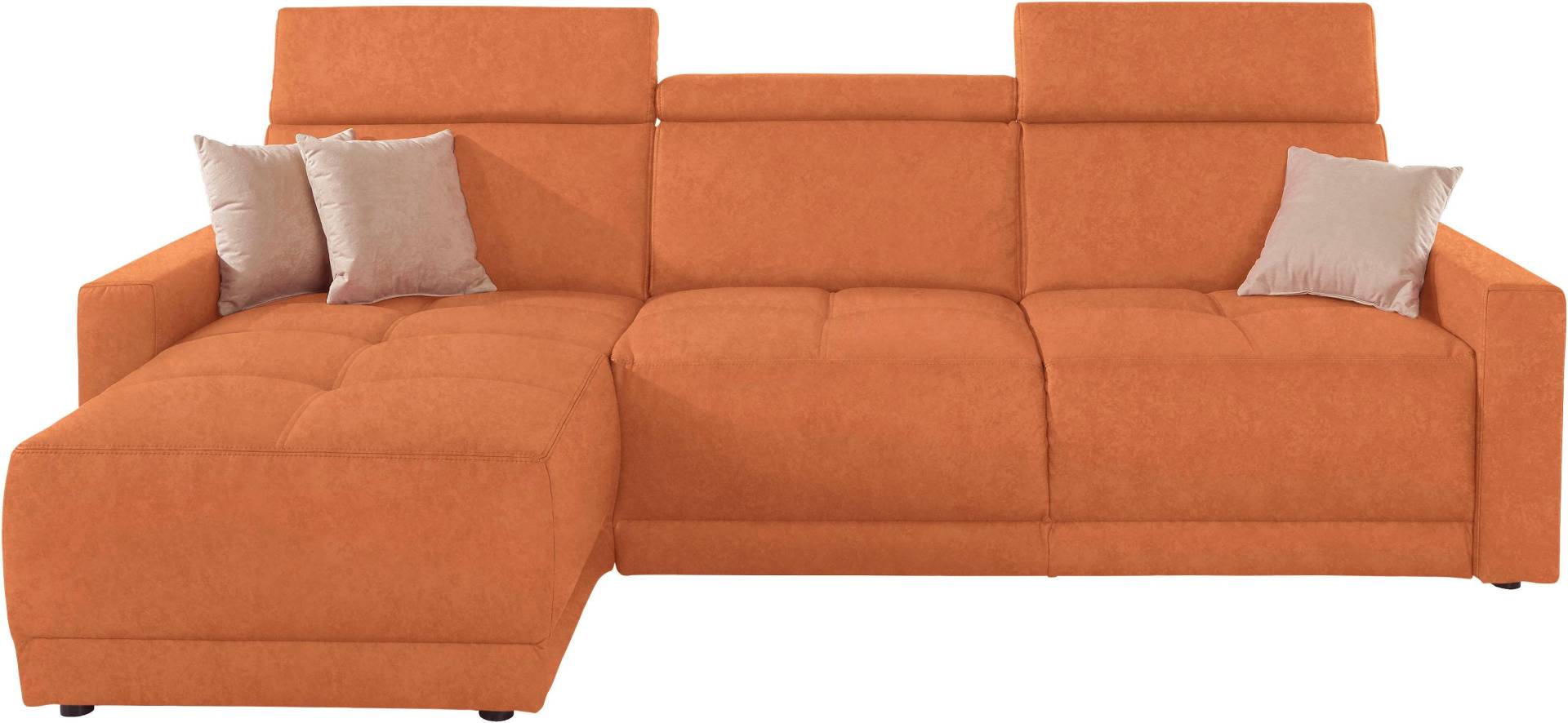 DOMO collection Ecksofa »Ava L-Form«, mit Recamiere, Federkern wahlweise mit Kopfteilverstellungen von DOMO collection