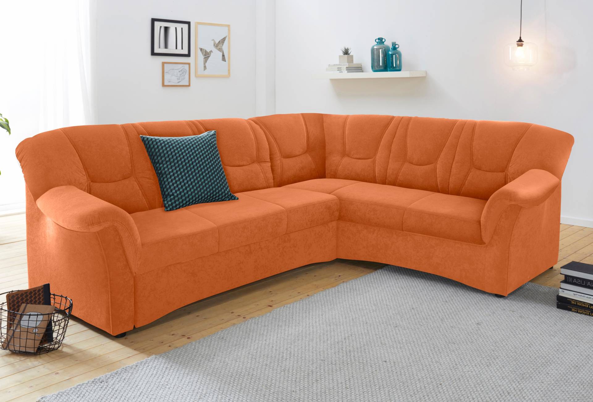 DOMO collection Ecksofa »Sarafina L-Form«, wahlweise mit Bettfunktion, optional mit Federkern von DOMO collection