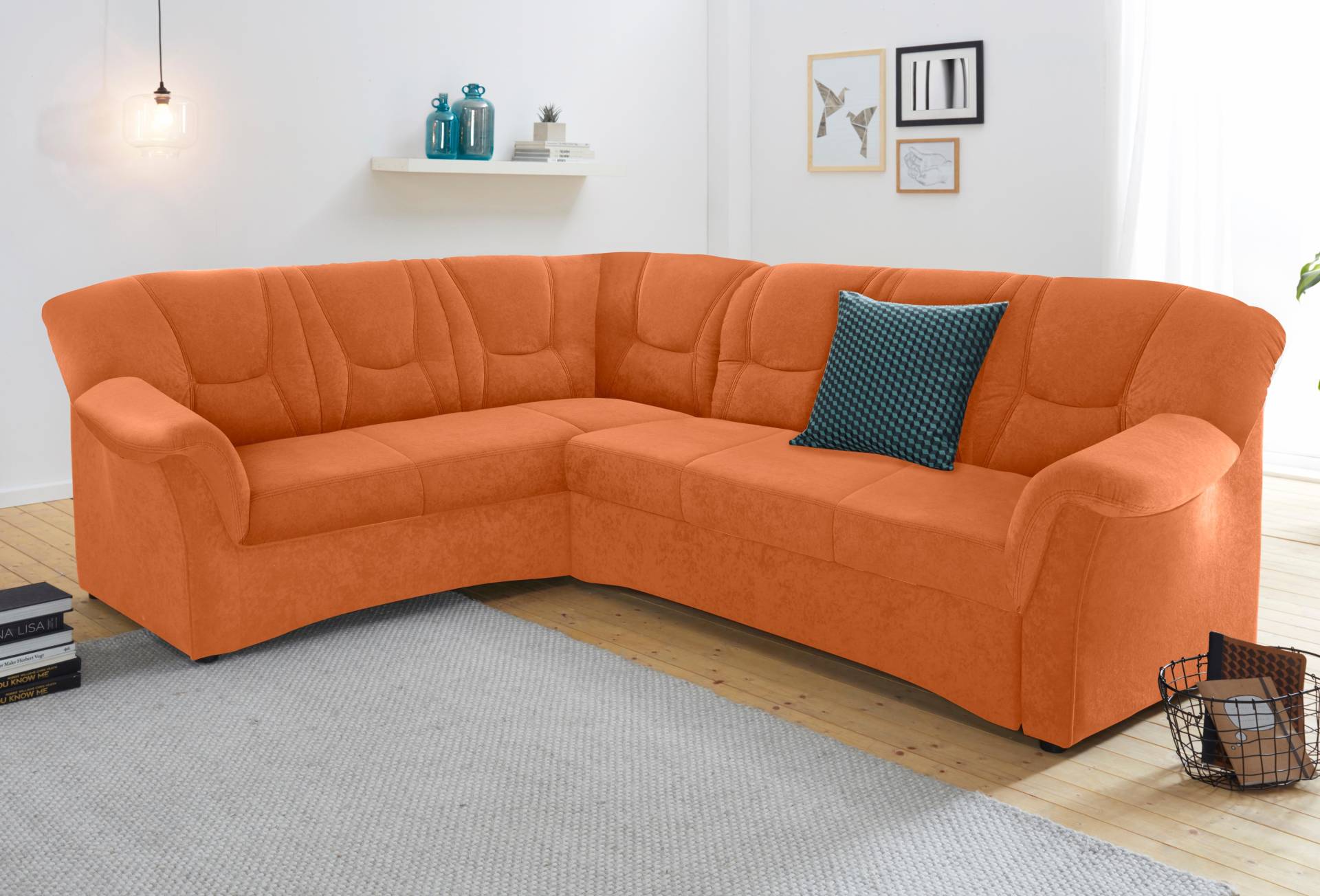 DOMO collection Ecksofa »Sarafina L-Form«, wahlweise mit Bettfunktion, optional mit Federkern von DOMO collection