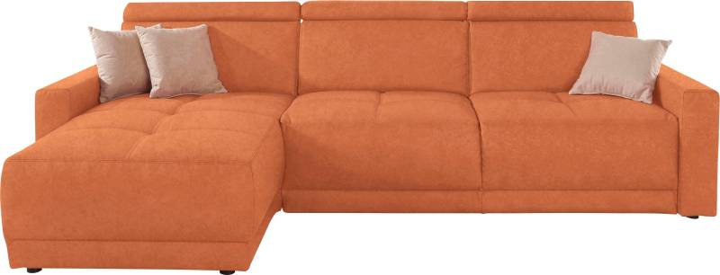 DOMO collection Ecksofa »Ava L-Form«, mit Recamiere, Federkern wahlweise mit Kopfteilverstellungen von DOMO collection