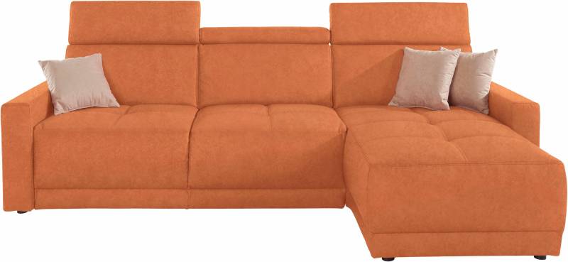 DOMO collection Ecksofa »Ava L-Form«, mit Recamiere, Federkern wahlweise mit Kopfteilverstellungen von DOMO collection