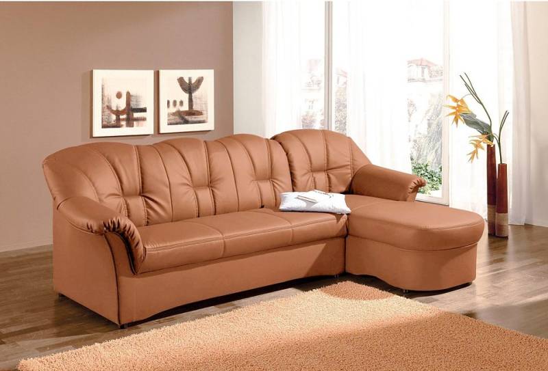 DOMO collection Ecksofa Papenburg L-Form, in grosser Farbvielfalt, wahlweise mit Bettfunktion von DOMO collection