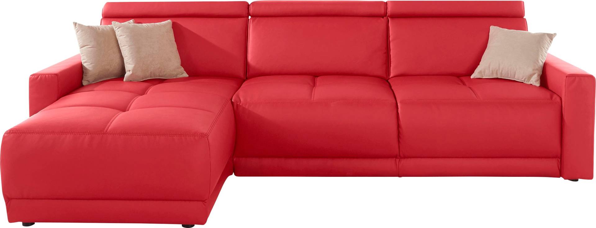 DOMO collection Ecksofa »Ava L-Form«, mit Recamiere, Federkern wahlweise mit Kopfteilverstellungen von DOMO collection