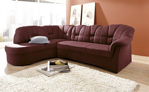 DOMO collection Ecksofa »Papenburg L-Form«, mit Ottomane, wahlweise mit Bettfunktion von DOMO collection