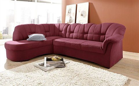 DOMO collection Ecksofa »Papenburg L-Form«, mit Ottomane, wahlweise mit Bettfunktion von DOMO collection