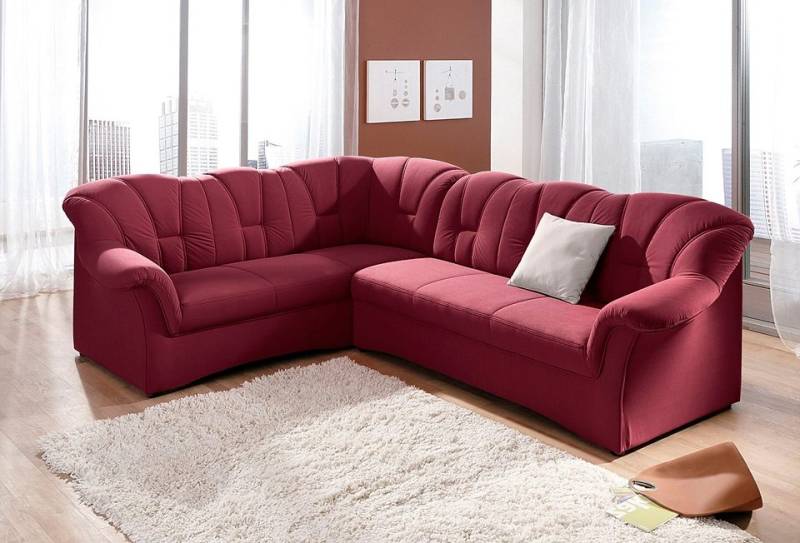 DOMO collection Ecksofa »Papenburg B/T/H: 242/190/84 cm L-Form«, wahlweise mit Bettfunktion, Langer Schenkel links oder rechts von DOMO collection