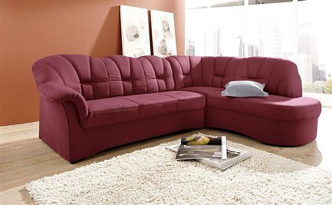 DOMO collection Ecksofa »Papenburg L-Form«, mit Ottomane, wahlweise mit Bettfunktion von DOMO collection