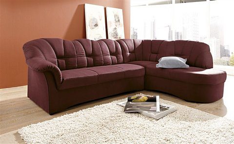 DOMO collection Ecksofa »Papenburg L-Form«, mit Ottomane, wahlweise mit Bettfunktion von DOMO collection