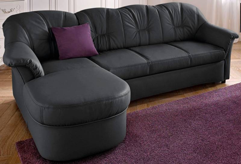 DOMO collection Ecksofa »Flores Schlafsofa, B/T/H: 233/142/86 cm, L-Form«, wahlweise mit Bettfunktion, wahlweise mit Federkern, auch in Leder von DOMO collection