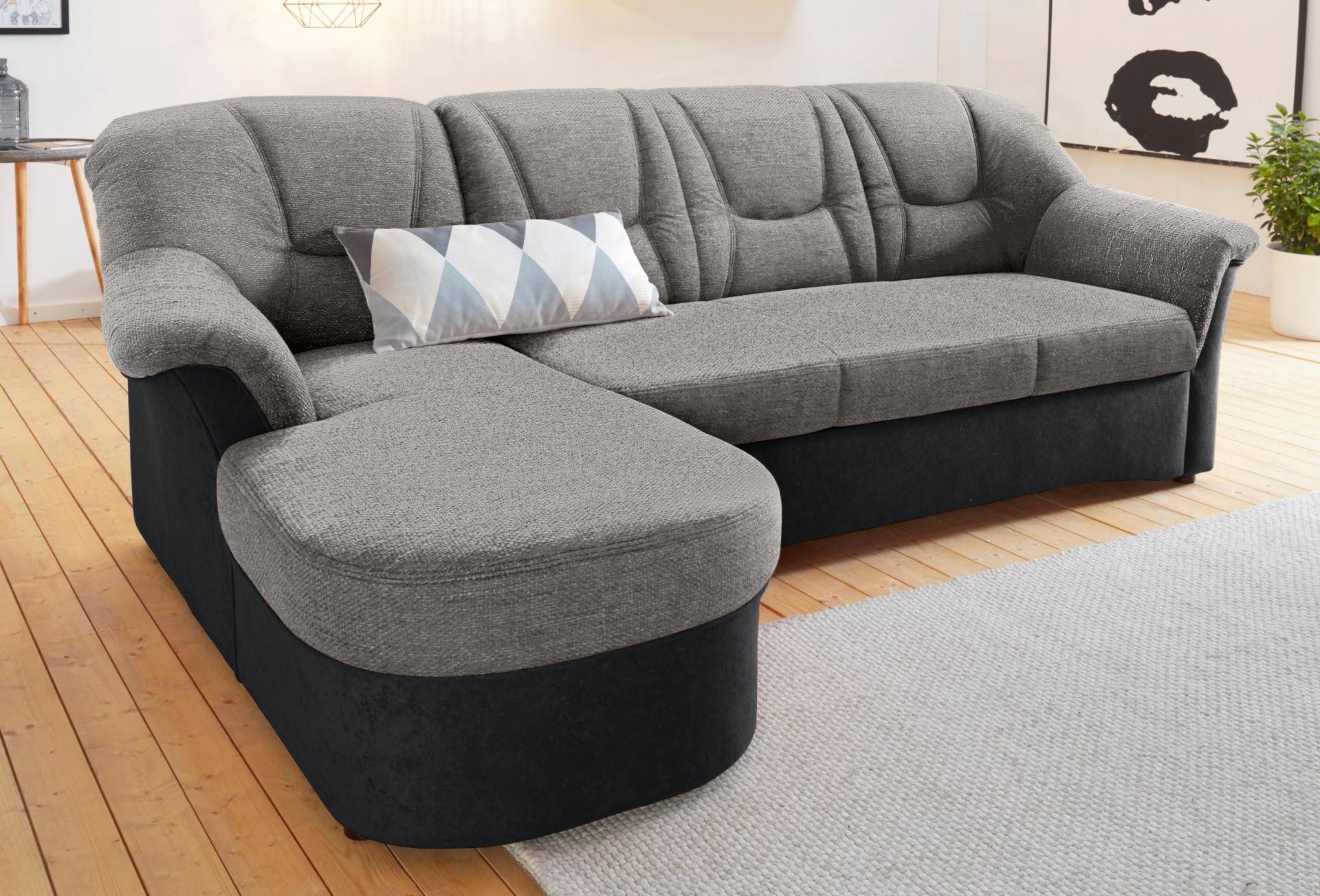 DOMO collection Ecksofa »Sarafina L-Form«, wahlweise mit Bettfunktion, optional mit Federkern von DOMO collection