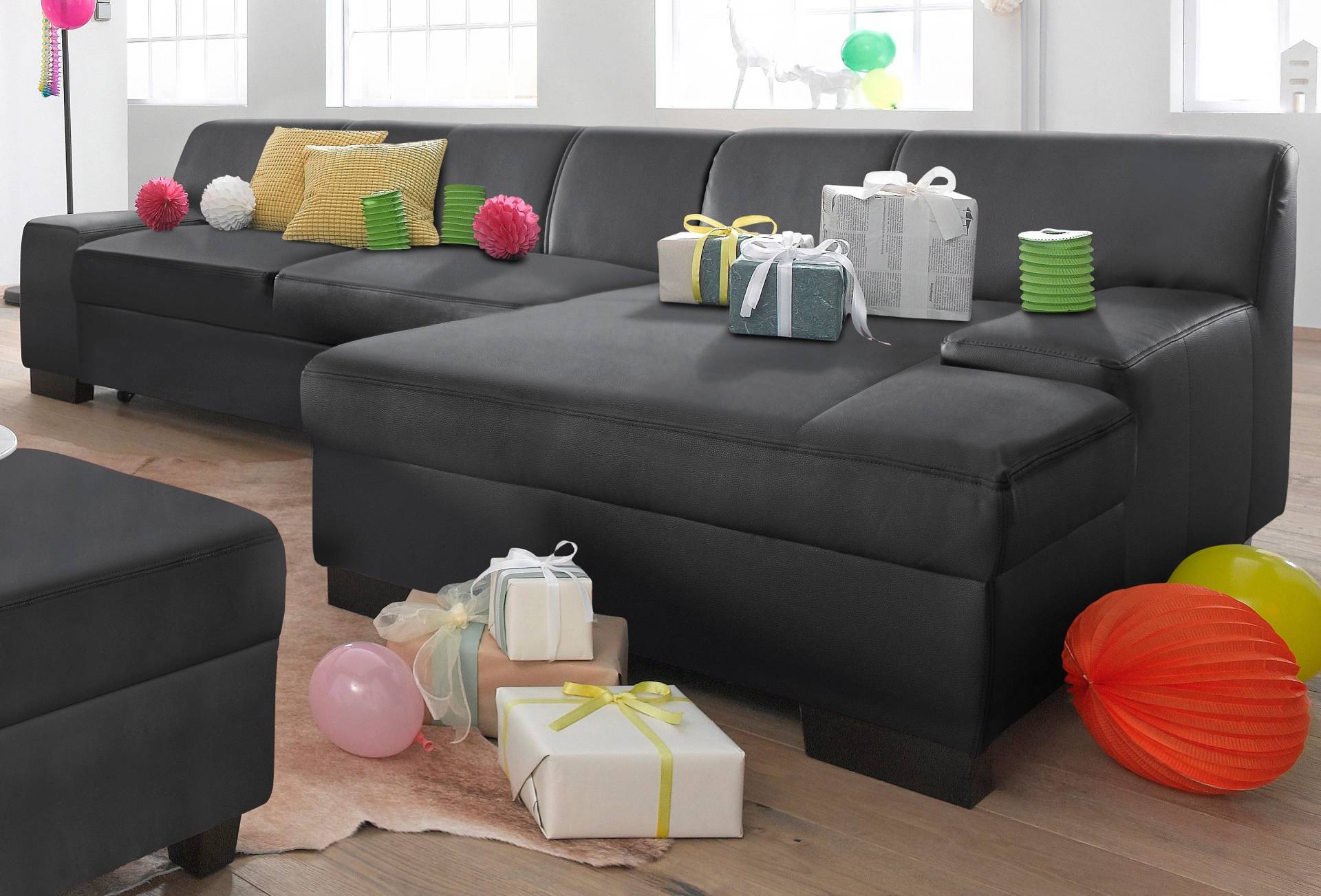 DOMO collection Ecksofa »Norma L-Form«, wahlweise mit Bettfunktion von DOMO collection