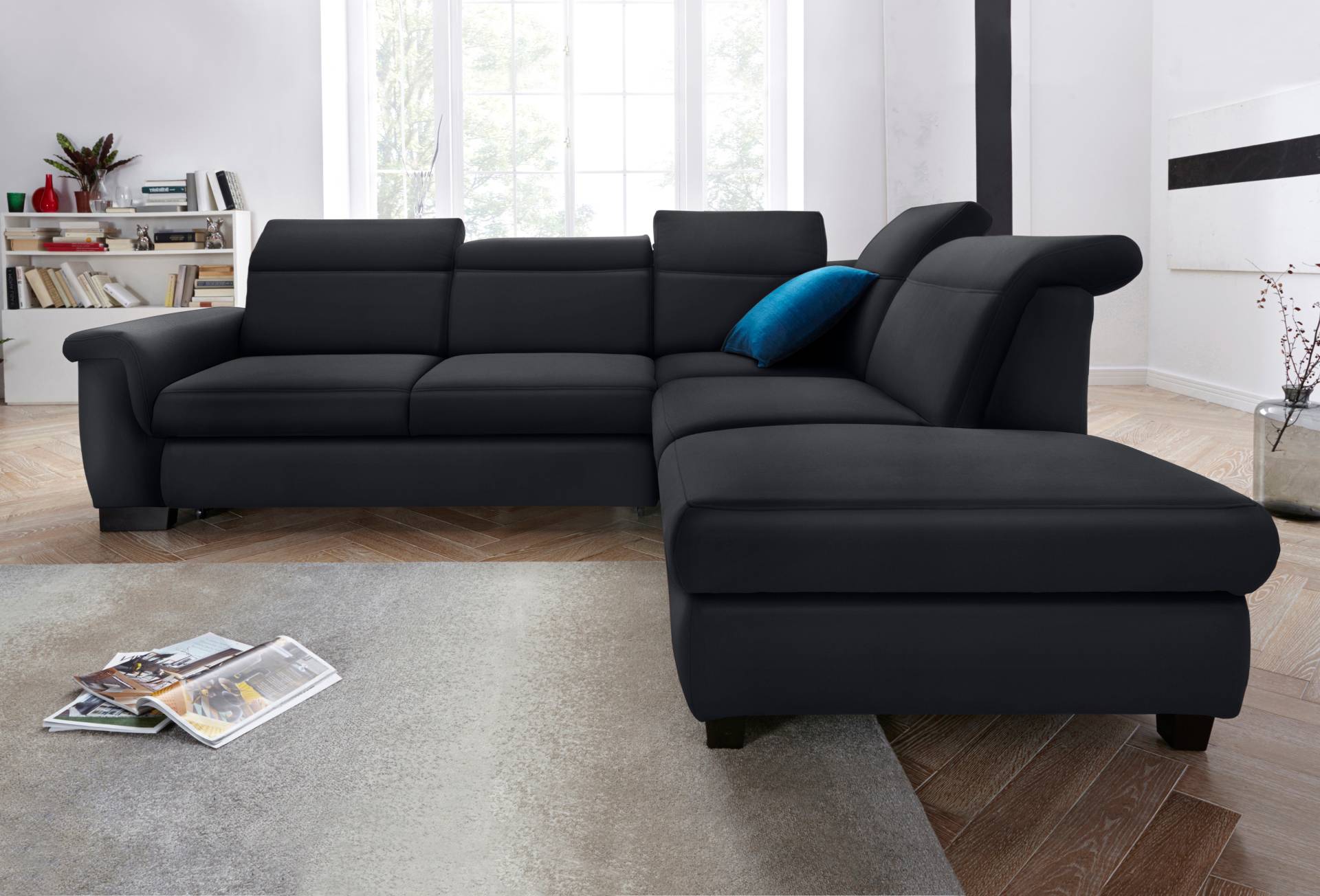 DOMO collection Ecksofa »Sully L-Form«, wahlweise mit Bettfunktion und Kopf- bzw. Rückenverstellung von DOMO collection