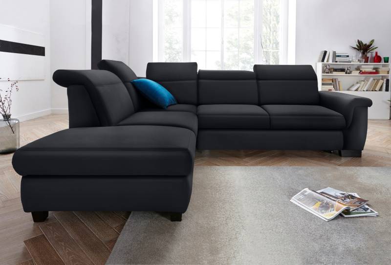 DOMO collection Ecksofa »Sully L-Form«, wahlweise mit Bettfunktion und Kopf- bzw. Rückenverstellung von DOMO collection