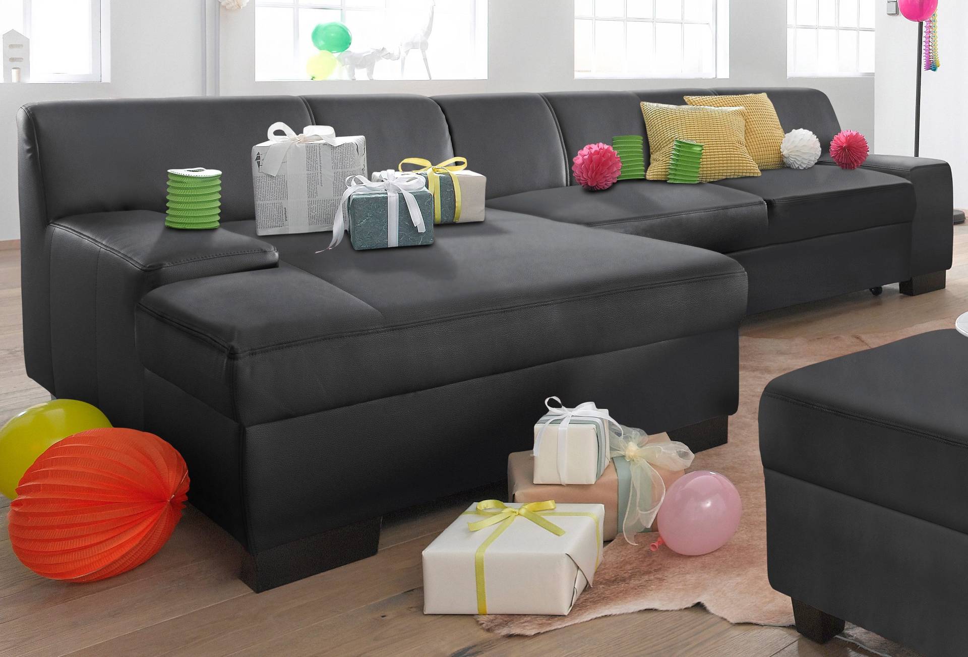 DOMO collection Ecksofa »Norma L-Form«, wahlweise mit Bettfunktion von DOMO collection