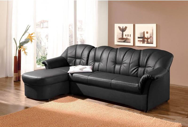 DOMO collection Ecksofa Papenburg L-Form, in grosser Farbvielfalt, wahlweise mit Bettfunktion von DOMO collection