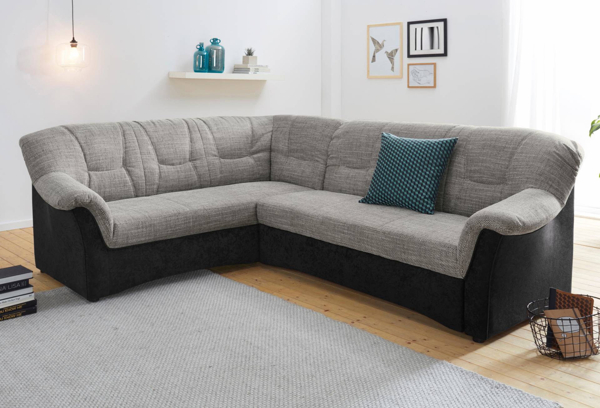 DOMO collection Ecksofa »Sarafina L-Form«, wahlweise mit Bettfunktion, optional mit Federkern von DOMO collection