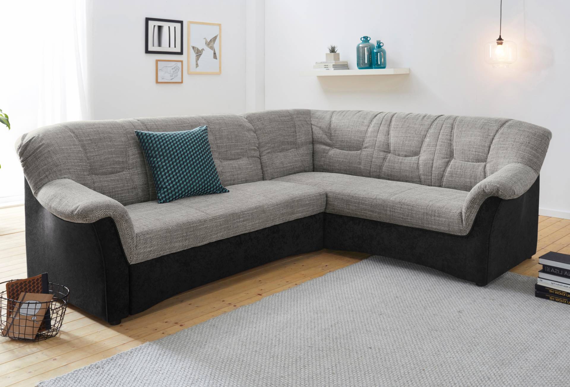 DOMO collection Ecksofa »Sarafina L-Form«, wahlweise mit Bettfunktion, optional mit Federkern von DOMO collection